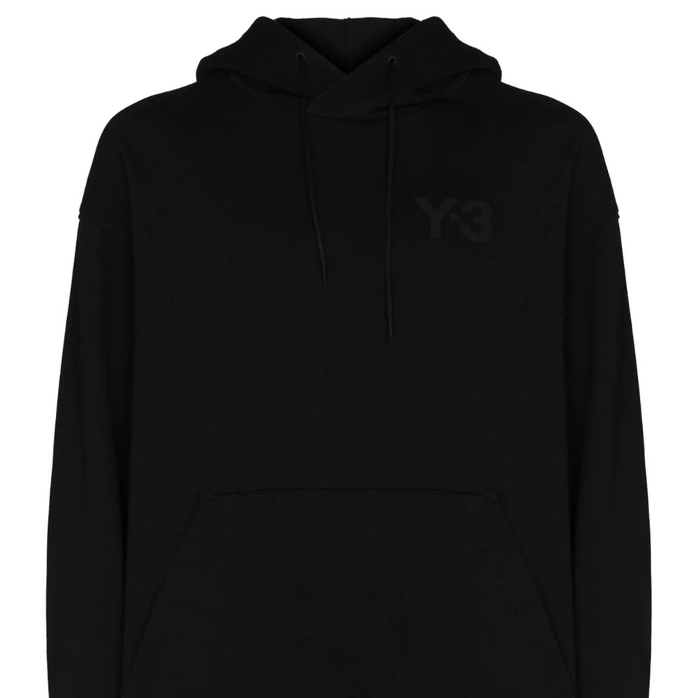 $200 Y-3 Classic Chest Logo Black Hoodie M L XL New with Tags